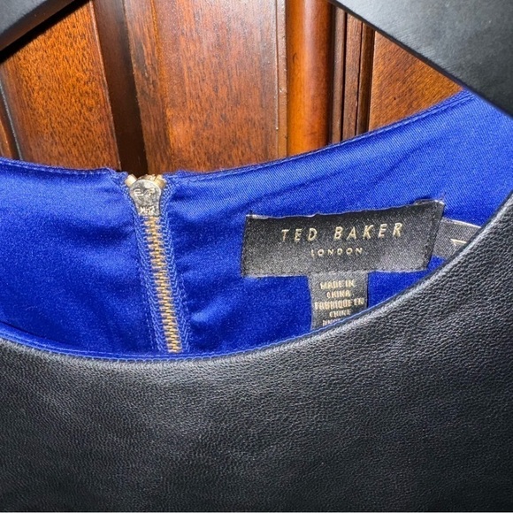 COPY - Ted Baker London dress blue with lather details size XS/S it is stretchy… - Picture 7 of 8